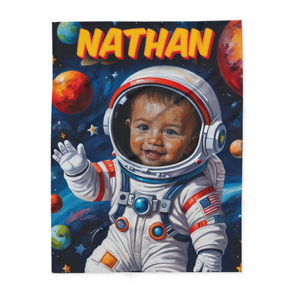 ASTRONAUT PERSONALIZED BLANKETS