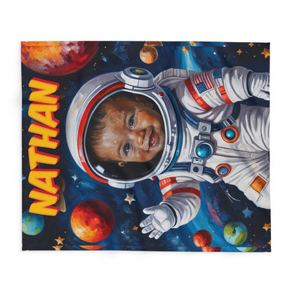 ASTRONAUT PERSONALIZED BLANKETS