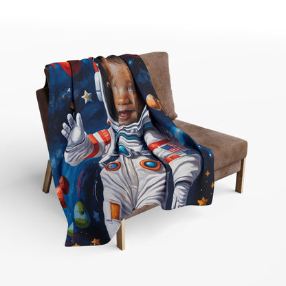 ASTRONAUT PERSONALIZED BLANKETS