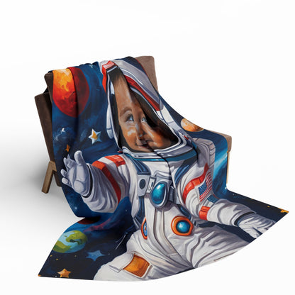 ASTRONAUT PERSONALIZED BLANKETS