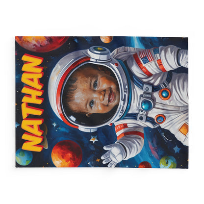 ASTRONAUT PERSONALIZED BLANKETS