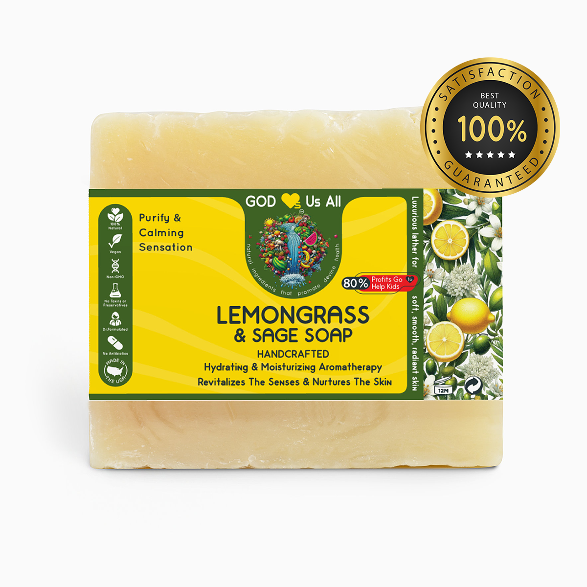 LEMONGRASS & SAGE SOAP